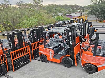 How are the sales of LPG forklifts?